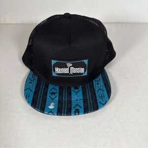 Disney Haunted Mansion SnapBack Trucker Hat Cap “Foolish Mortals” Glow in Dark